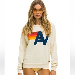 Vintage White Aviator Nation Sweatshirt